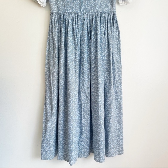 VINTAGE prairie dress cottagecore floral maxi renaissance Yellowstone country - Picture 9 of 16